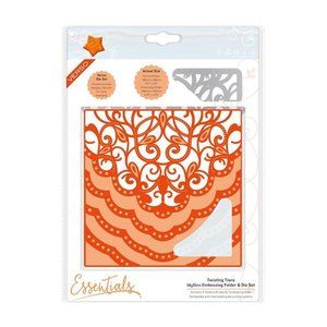 Twisting Tiara Idyllics Embossing Folder & Die Set